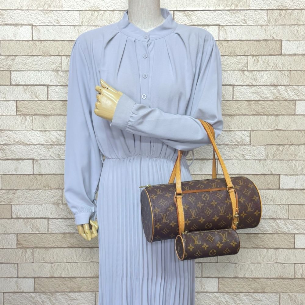 ルイヴィトン パピヨン30 モノグラム ハンドバッグ モノグラム