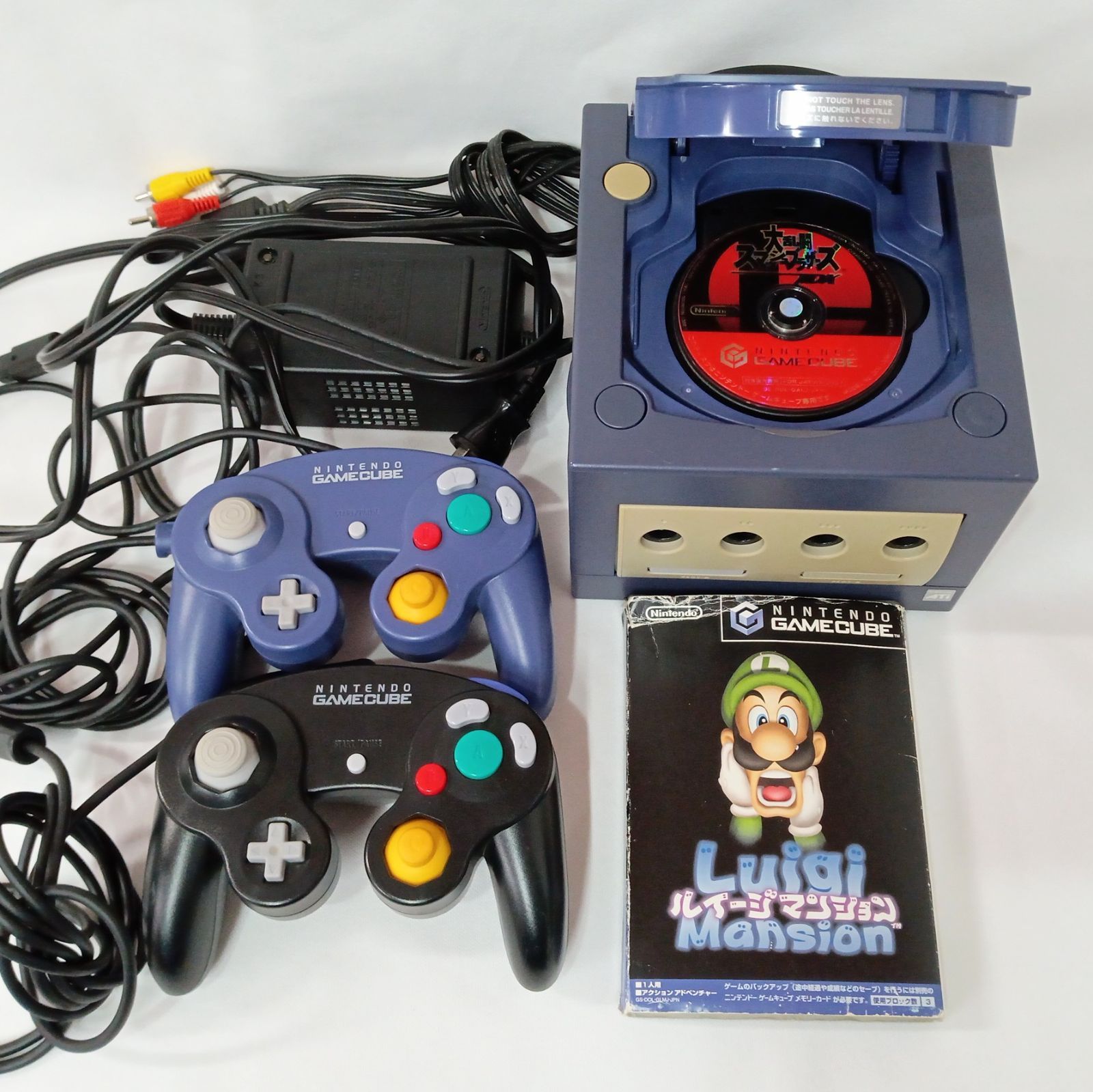 ニンテンドーゲームキューブ - 任天堂　ゲームキューブ　GAMECUBE　本体　2台セット　動作品　① ♪ ニンテンドー ゲームキューブ 本体+コントローラー2個+ソフト