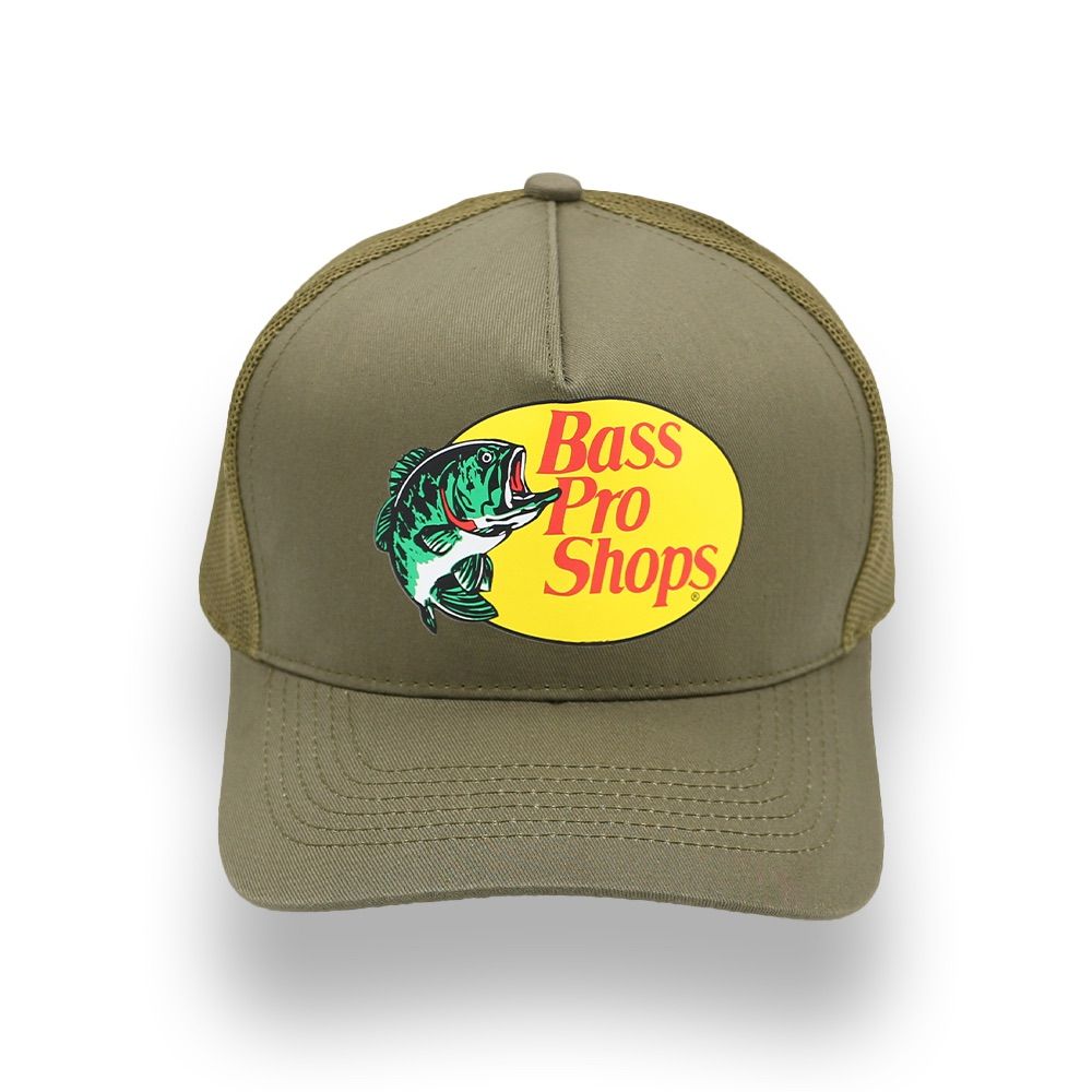 日本未発売 バス プロ ショップス メッシュ トラッカー キャップ / BASS PRO SHOPS MESH TRUCKER CAP [OLIVE]