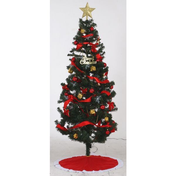 セットツリー約180cm レッド 組立品 代引不可