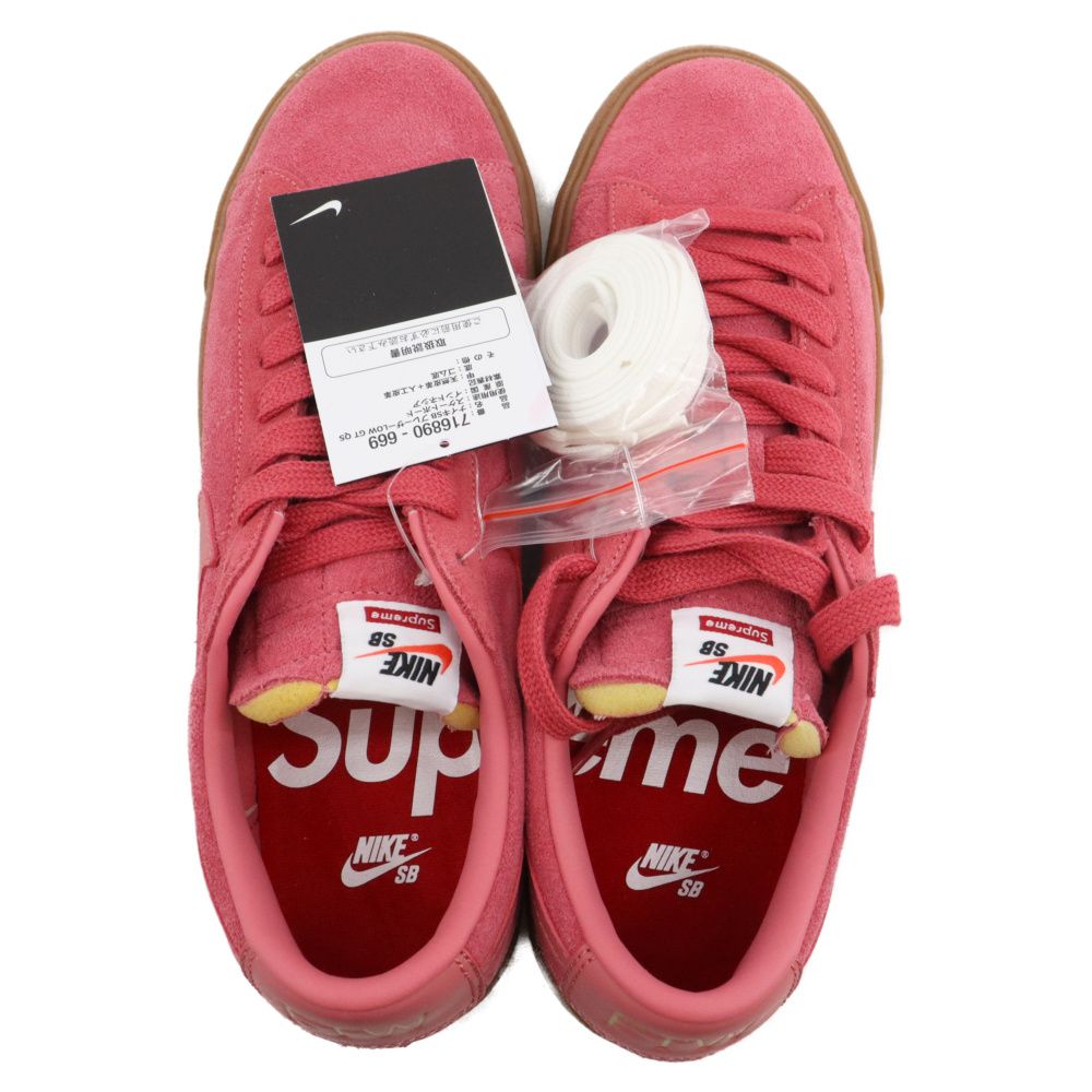 シュプリームNIKE SB ローカットスニーカー　716890-669 28cm NIKE SUPREME X SB BLAZER LOW GT DESERT BLOOM 716890-669 SIZE