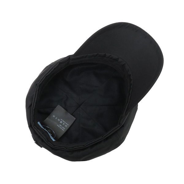 【美品】プラダ 1HC551 Re Nylon S キャスケット ブラック PRADA(プラダ) RENYLON三角ロゴプレートキャスケット1HC551