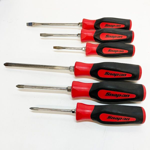 Snap-on/スナップオン 【中古美品】6本セット プラス3本 マイナス3本