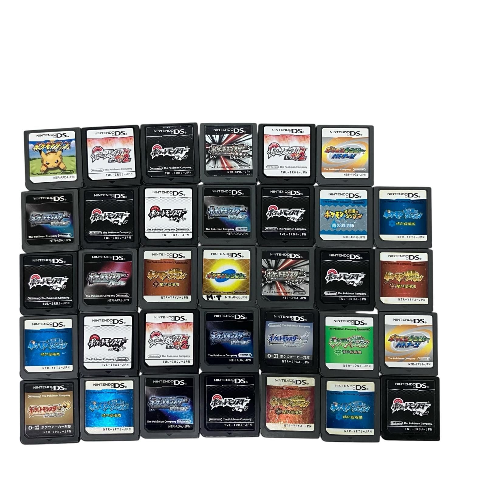 186000 現状品 任天堂 NintendoDS ソフト ポケモン 34点まとめ売り 