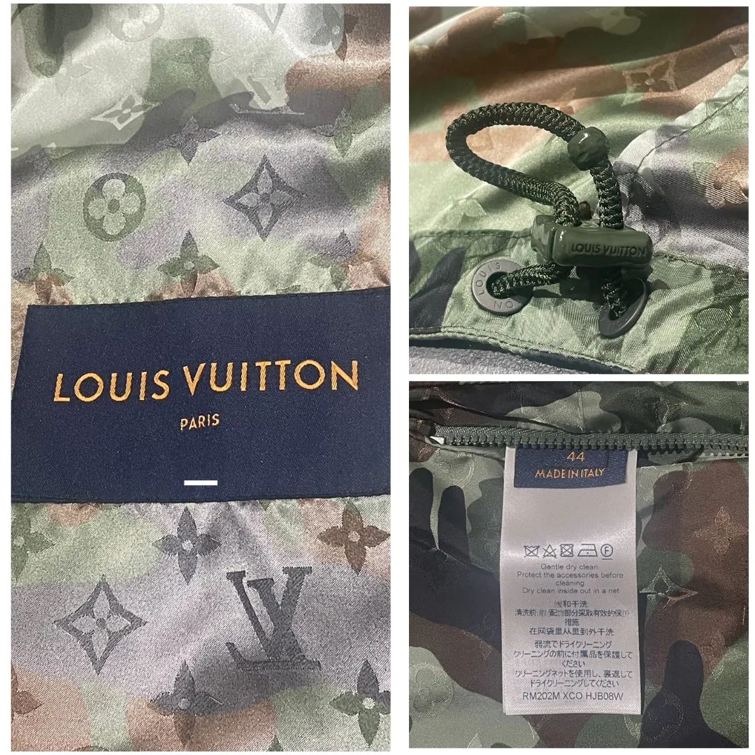 Louis Vuitton 迷彩柄 マウンテンパーカー 人気商品にて完売】ルイ・ヴィトン LOUIS VUITTON カモ ウィンド