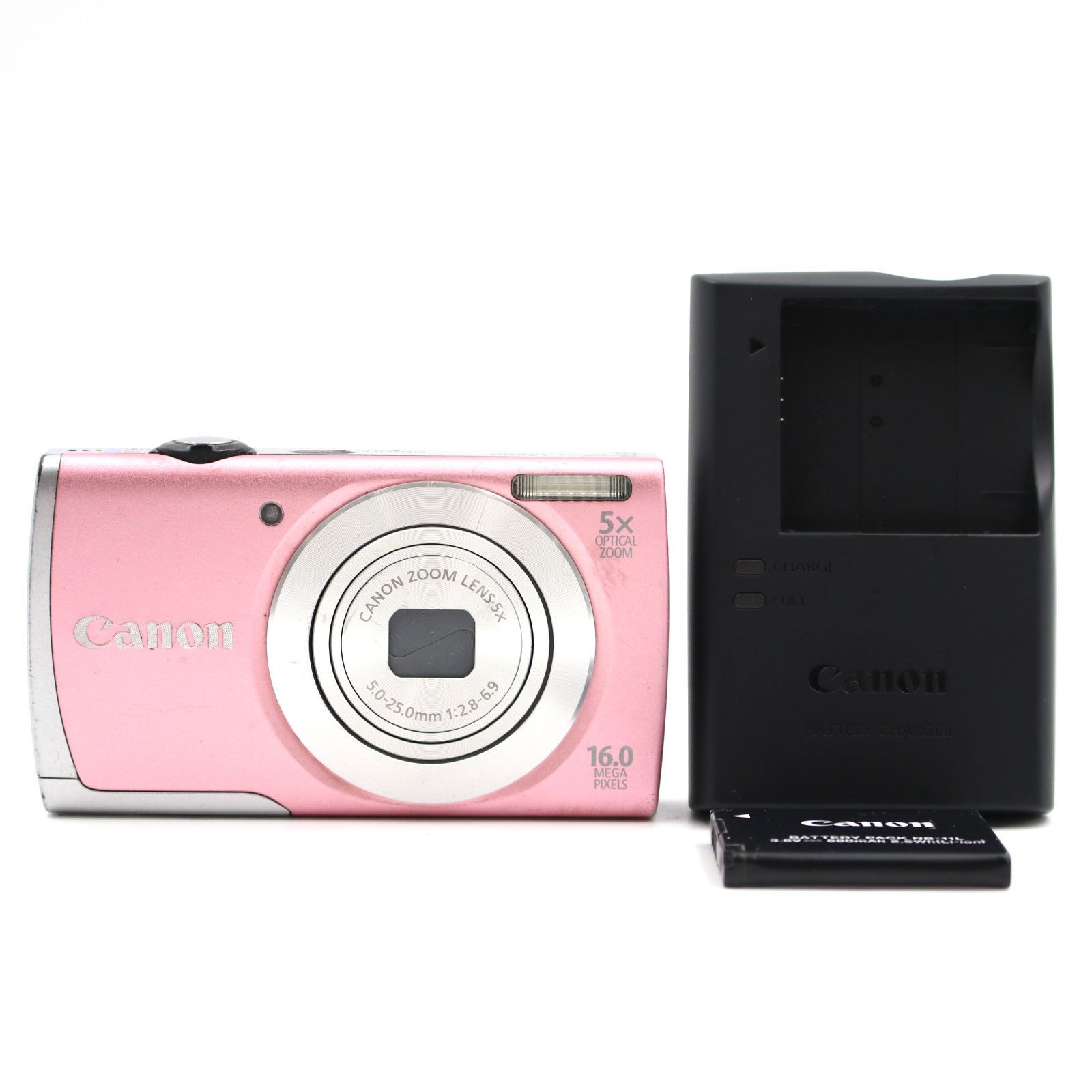 ☆デジカメ☆Canon PowerShot A2600 ピンク ジャンク Yahoo!オークション -「powershot a2600」の落札相場・落札価格