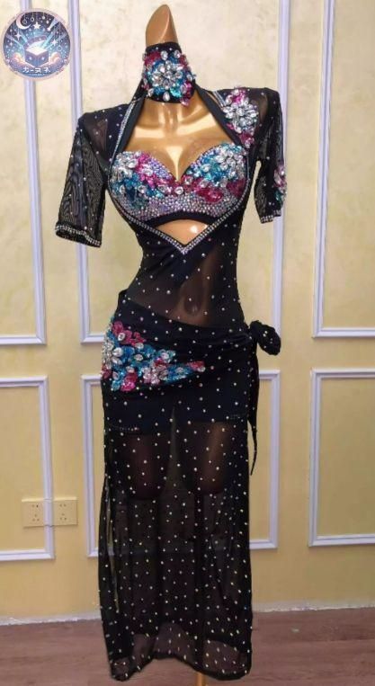 ベリーダンスセット サイーディBALADI オリエンタル ストーンオーダーメイド ベリーダンスセット サイーディBALADI オリエンタル ストーン