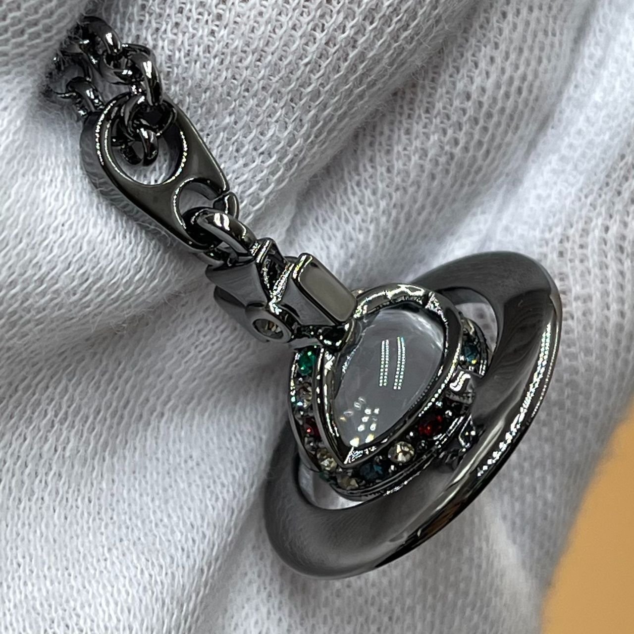 ◆Vivienne Westwood◆TARA Cubic Zirconia オーブ ネックレス◆ Vivienne Westwood Tara Silver Crystal Pendant | 0142577