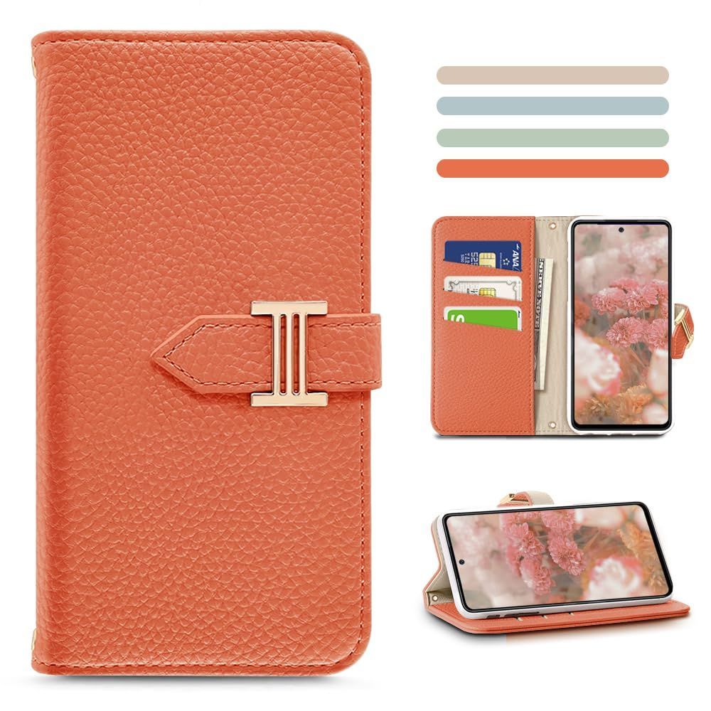 美しい シンプル エレガント Pixel Pixel 7a 7a レトロ 7a 上品 女性 財布型 ピクセル ピクセル 7a ケース カード収納 ケース 高級PU 肌感レザー グーグル マグネット式 かわいい スタンド機能 人気 3