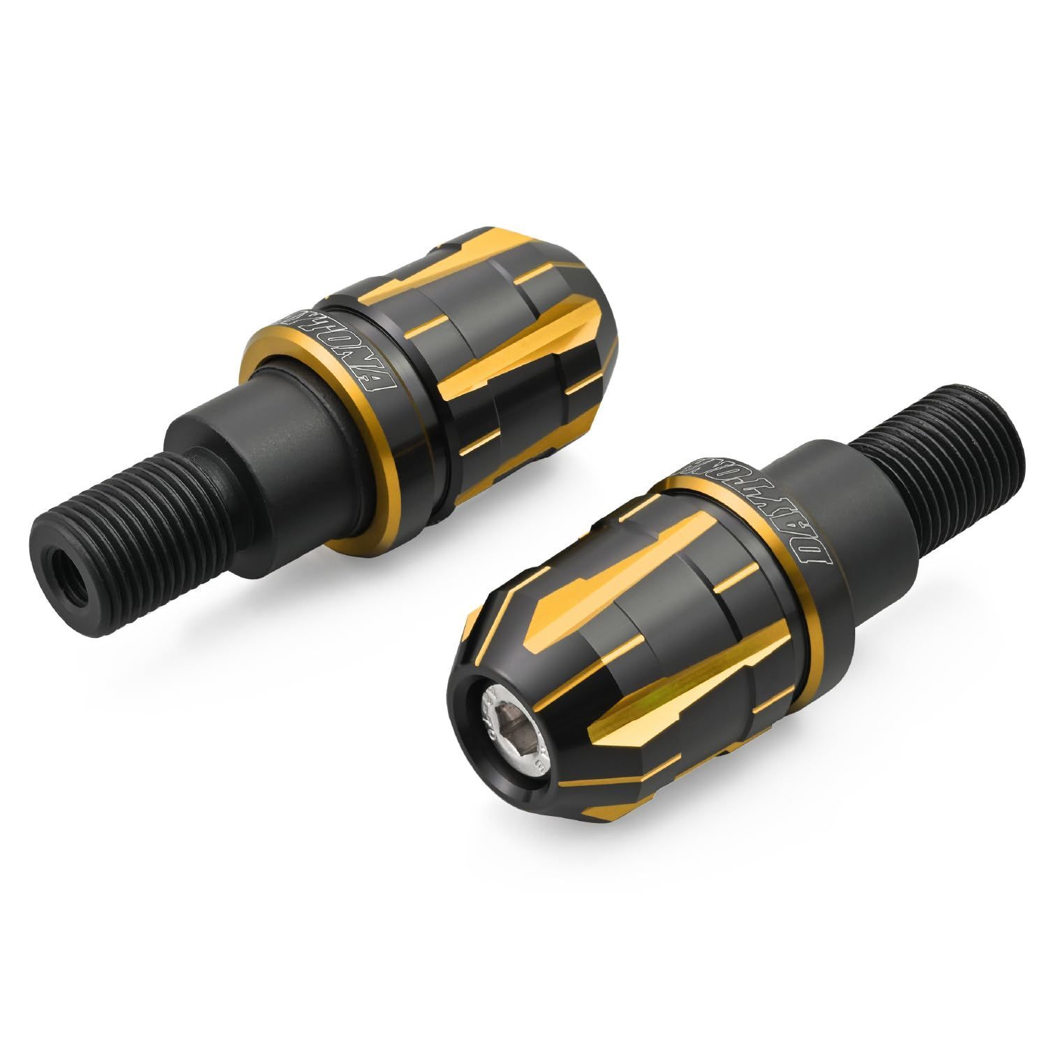 新品 デイトナ PREMIUM ZONE バイク用 バーエンド ゴールド M16 TECHNO