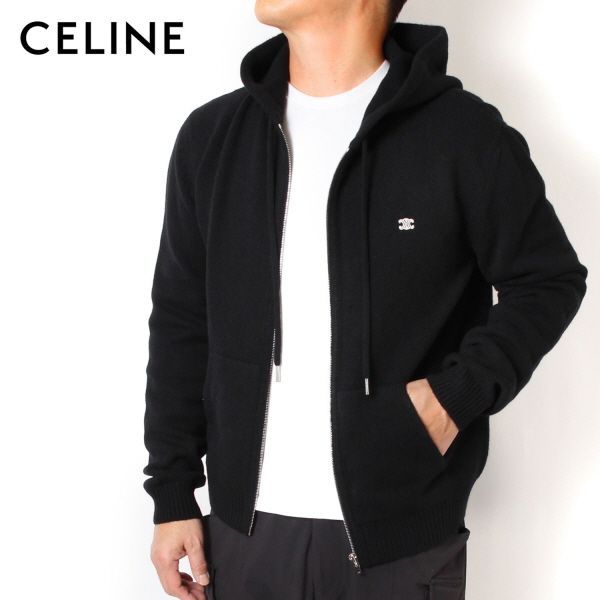 24AWモデル セリーヌ CELINE トリオンフ カシミア混ウールジップ