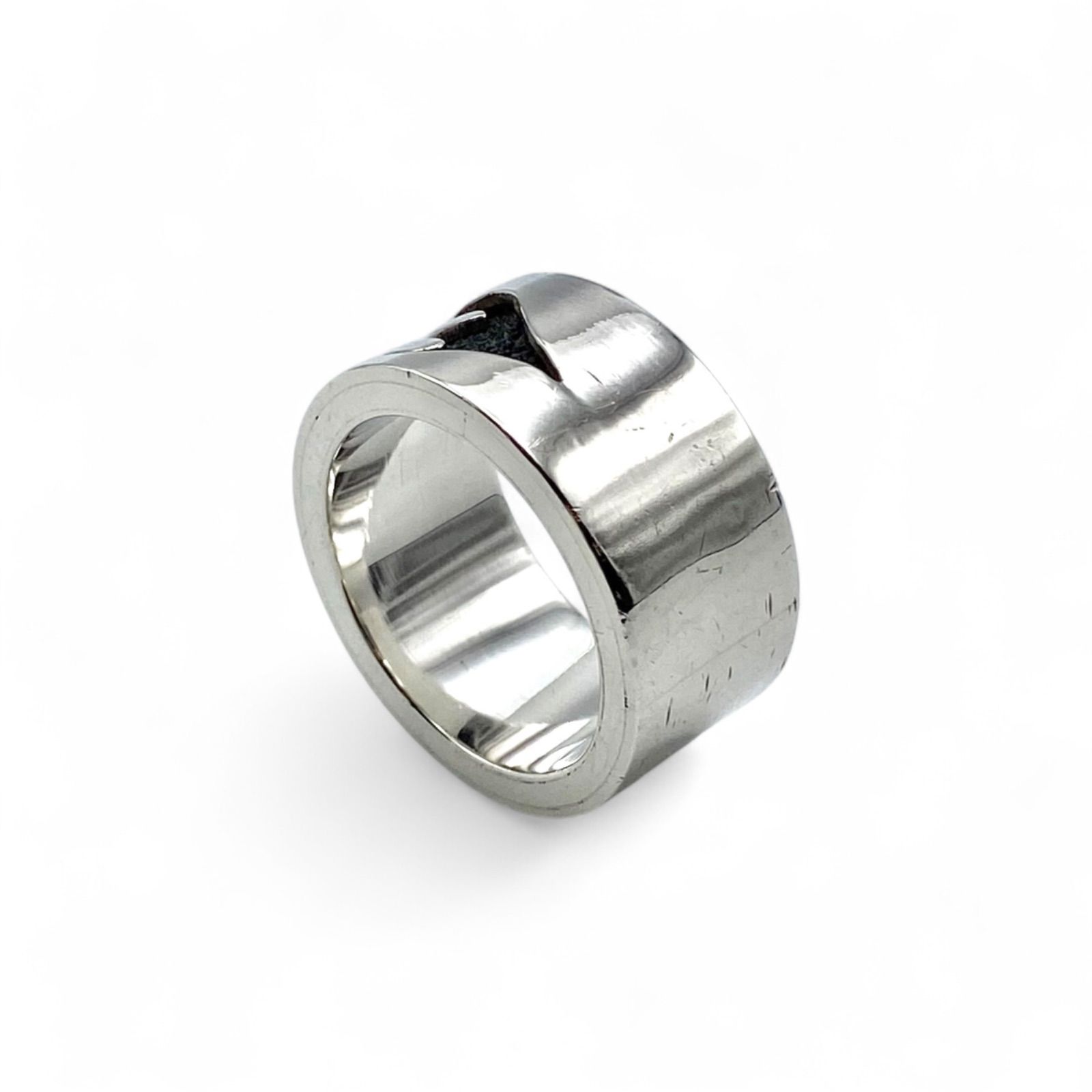 躍動する炎】ファイアパターン Silver 925 刻印 00s Vintage Ring