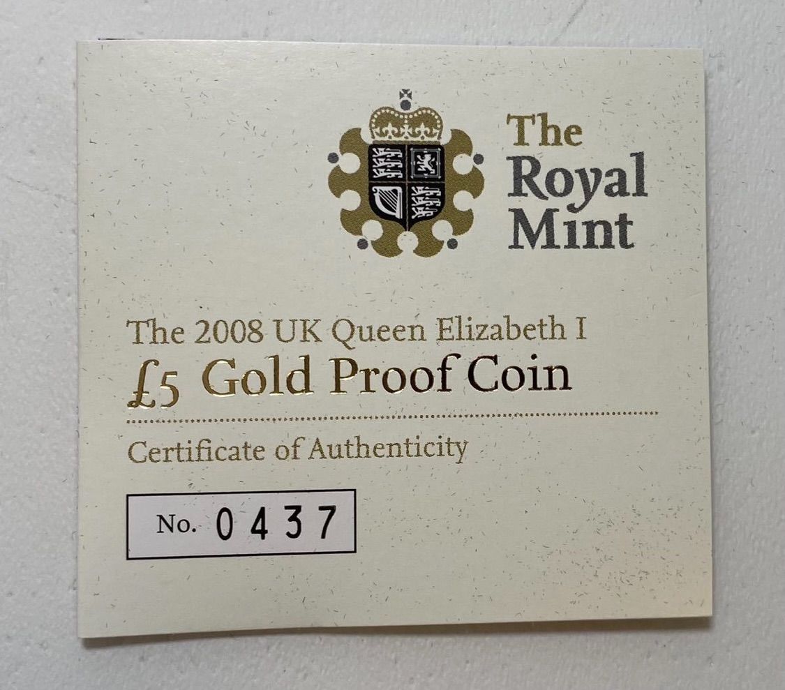 最高鑑定 イギリス 2008年 エリザベス 5ポンド 金貨 NGC PF70UC 金貨 最高鑑定 NGC PF70UC イギリス 2008年 エリザベス女王 5