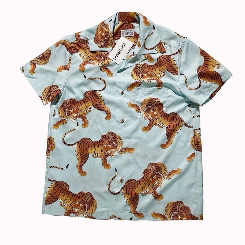 ✨極美品✨ WACKO MARIA (ワコマリア) TIM LEHI S/S HAWAIIAN ハワイアンシャツ 半袖シャツ