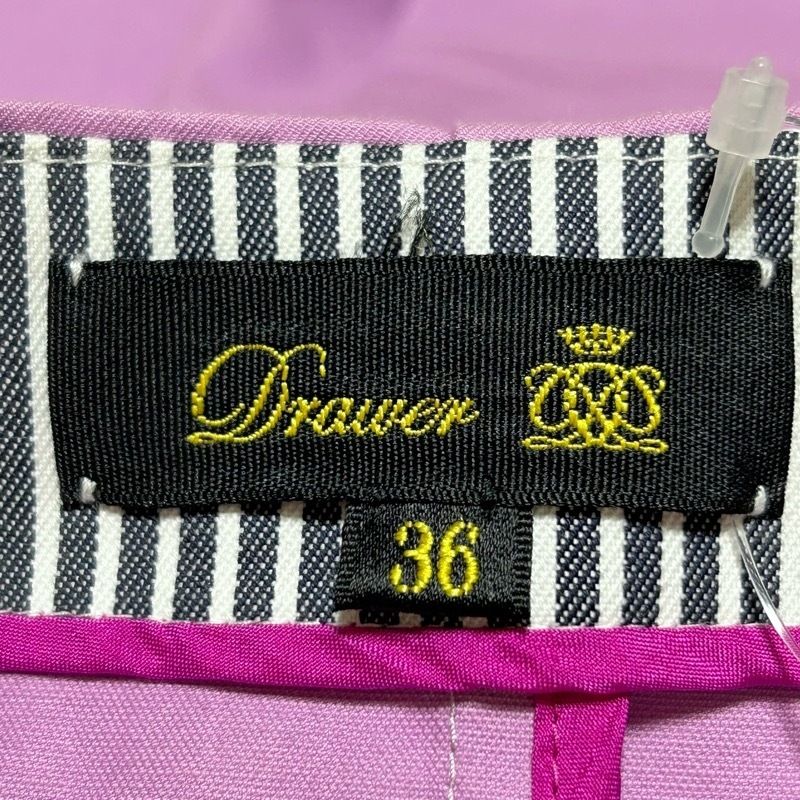 Drawer(ドゥロワー) ロングスカート サイズ36 S レディース - ピンク