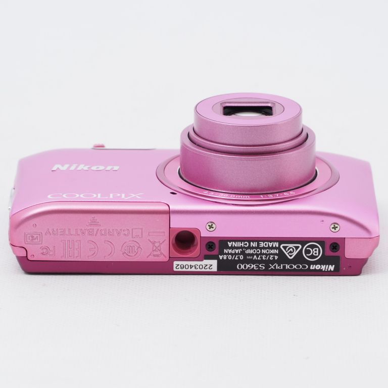 ニコン デジタルカメラ クールピクス S3600 アザレアピンク(1台)