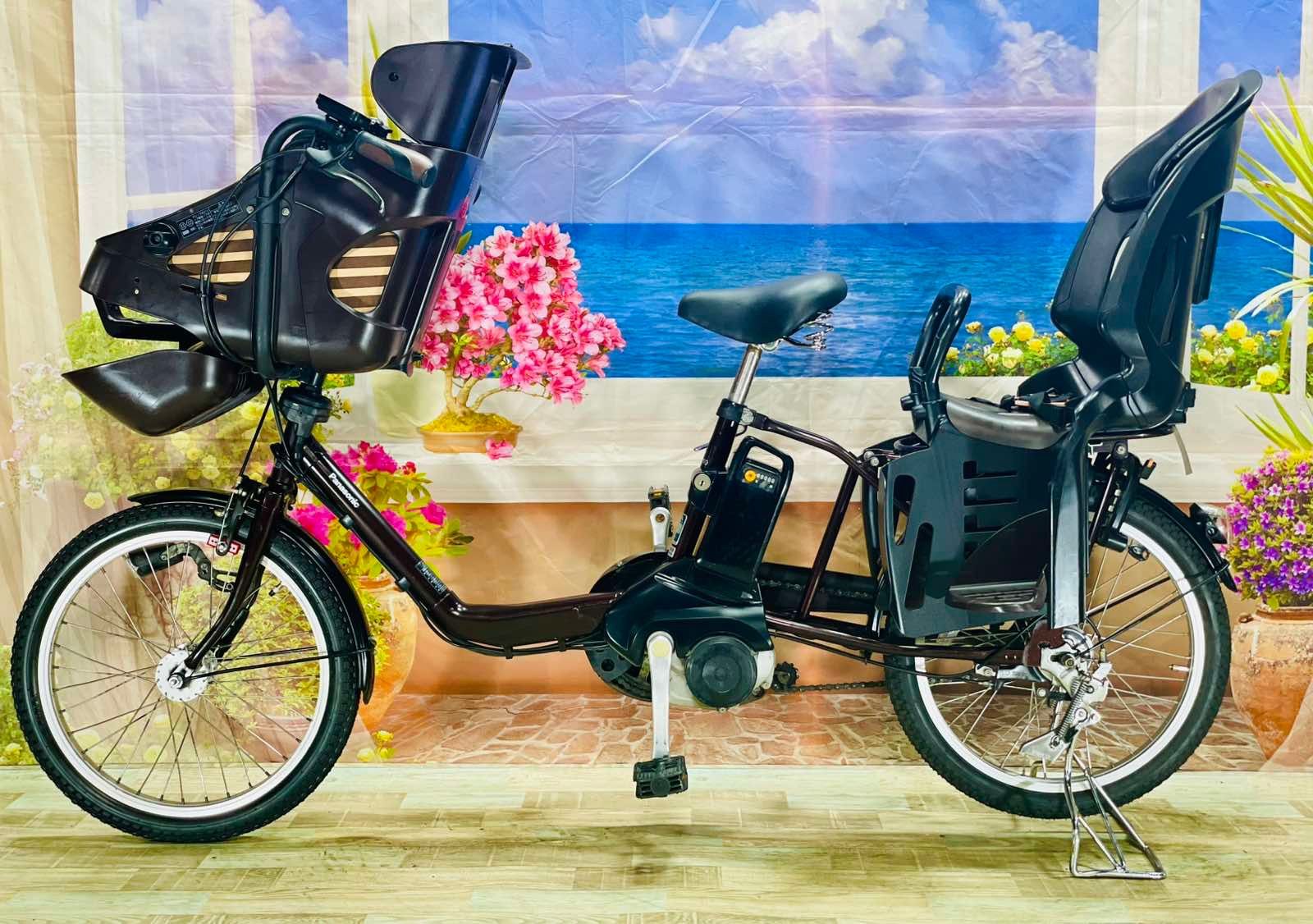 超特価！パナソニックギュット大容量12AH！子供乗せ電動アシスト自転車Y1593 楽天市場】電動自転車 パナソニック 子供乗せ（カラーホワイト