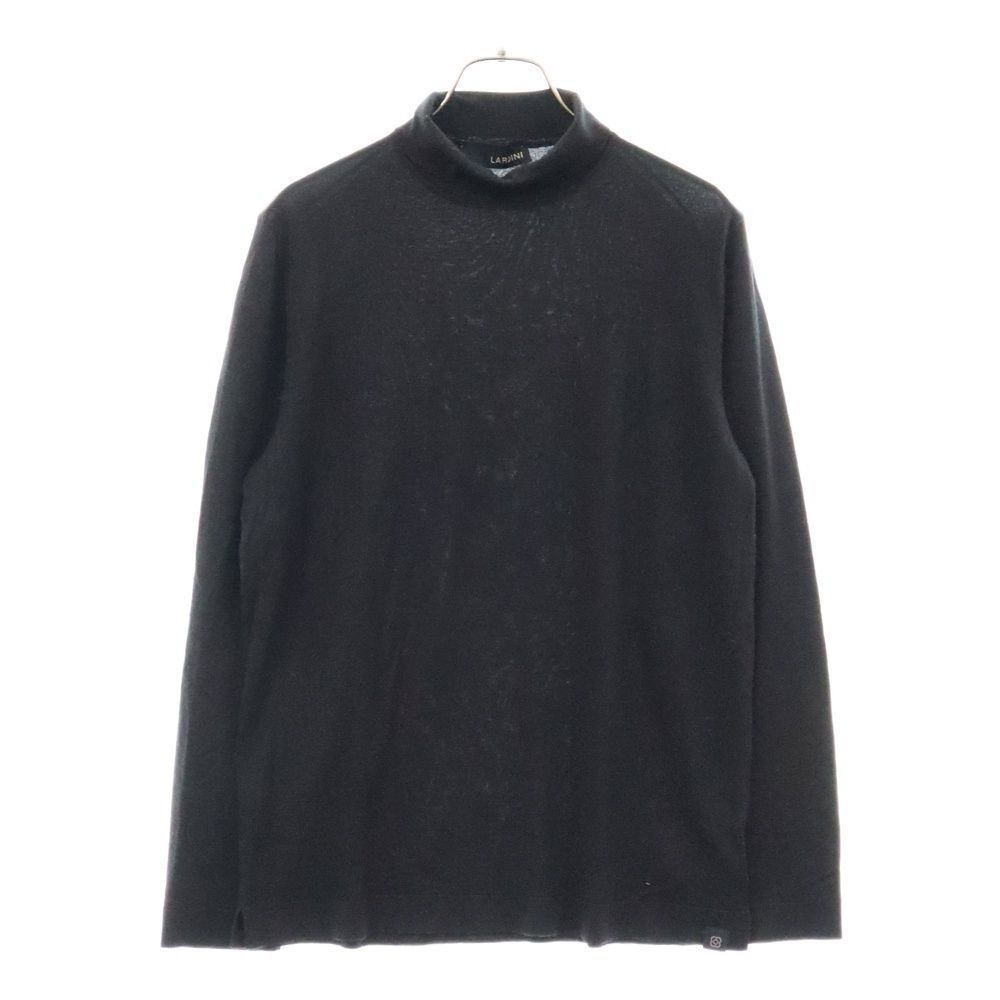 LARDINI (ラルディーニ) シルク カシミヤ タートルネック ブラック ILLMML128
