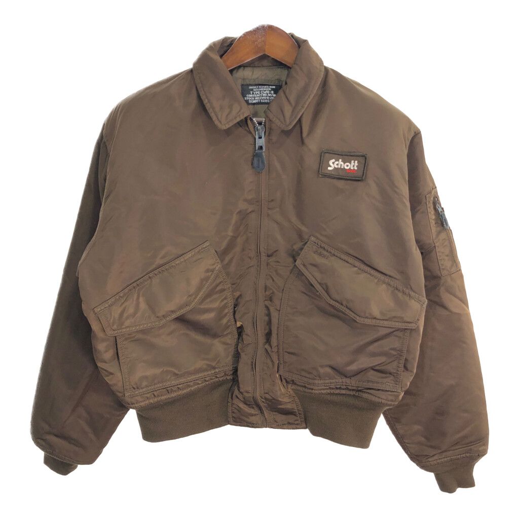 Schott CWU-R used Flight Jacket ショット Schott ショット CWU-R ミリタリー フライトジャケット メンズL