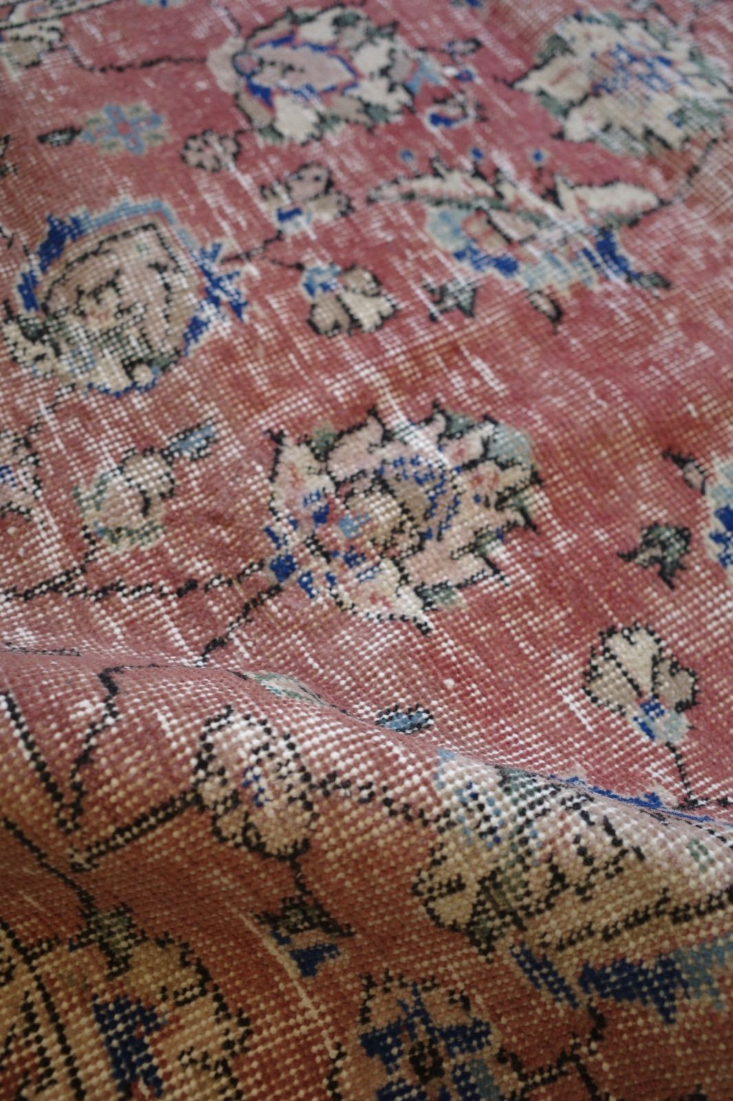 ヴィンテージラグ フローラル