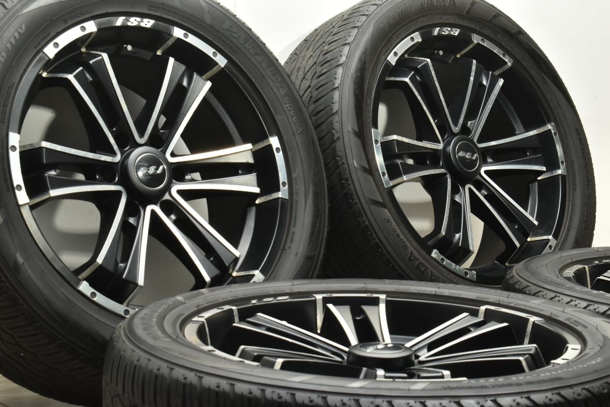 大口径ホイール BSJ JF006 20in 8.5J 25 PCD139.7 ヨコハマ PARADA Spec-X 255 50R20 ランドクルーザー プラド ハイラックス サーフ