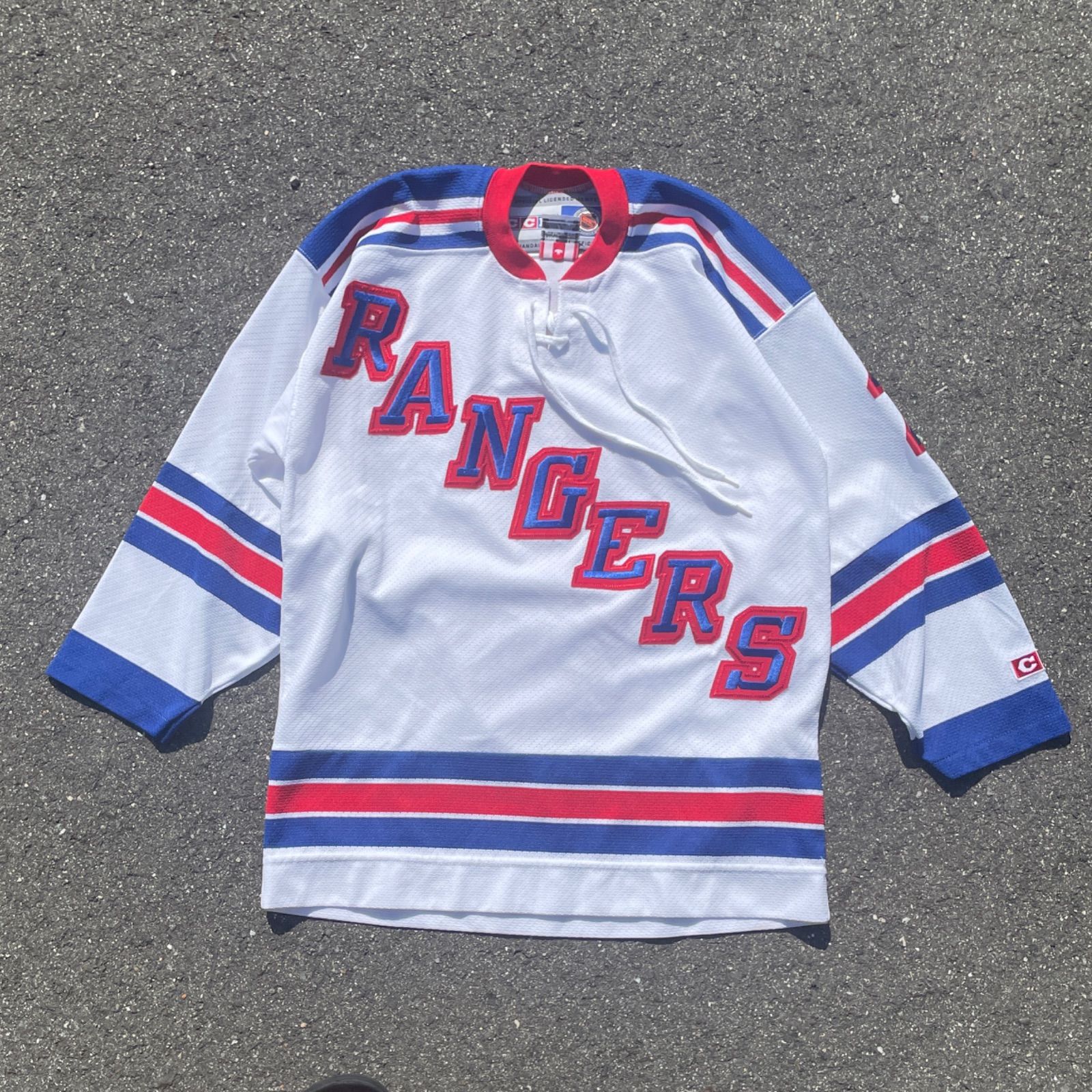 CCM NHL New York RANGERS ホッケーシャツ/ゲームシャツ キッズXL