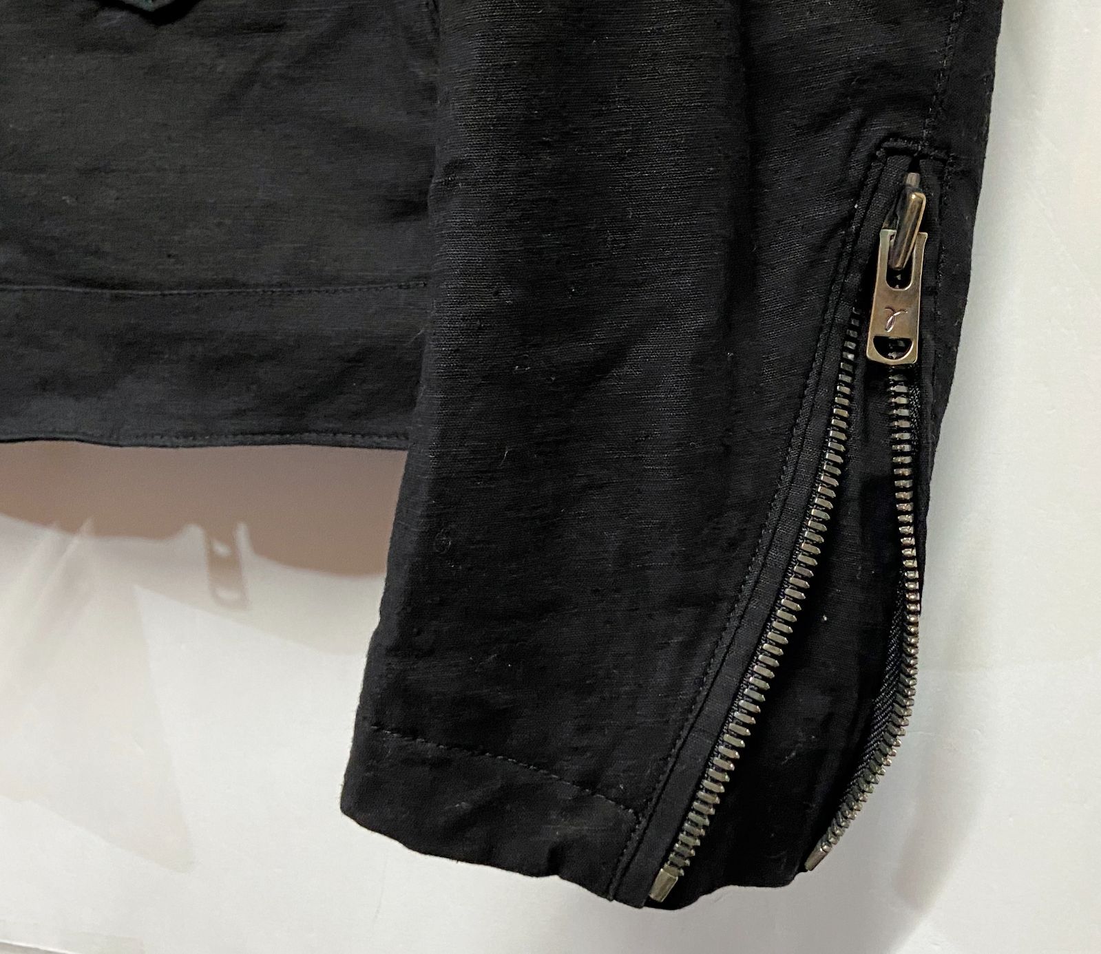 RIPVANWIN 21ss リネンライダースジャケット RIPVANWIN 21ss リネンライダースジャケット