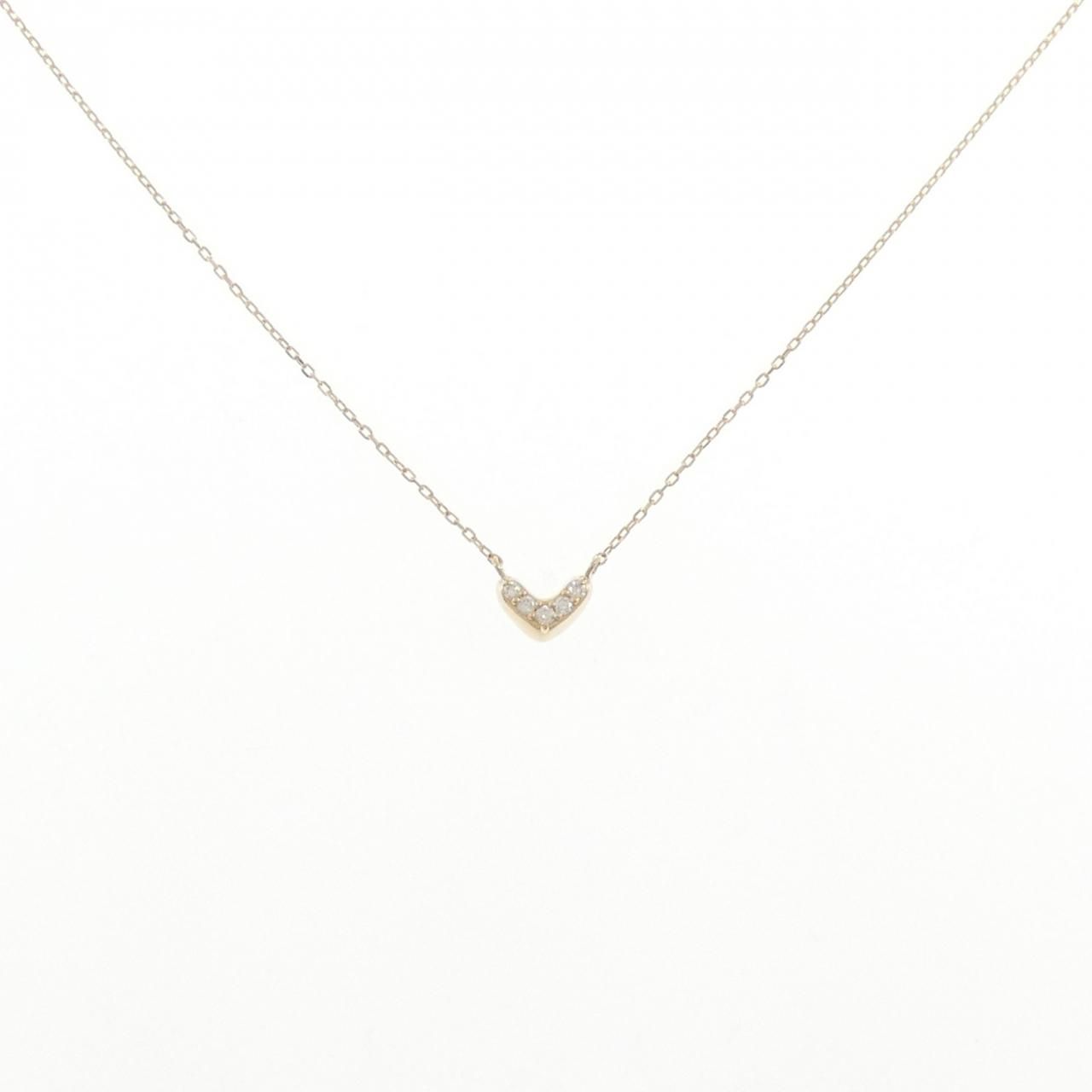 シエナ ロゼ ダイヤモンド ネックレス 0.03CT