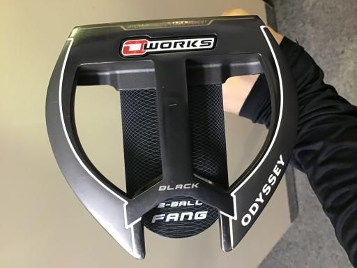 オデッセイ O WORKS BLACK 2 BALL FANG 34インチ パター PT スチール フレックスその他 メンズ 男性用 右利き 右用 Cランク ゴルフクラブ