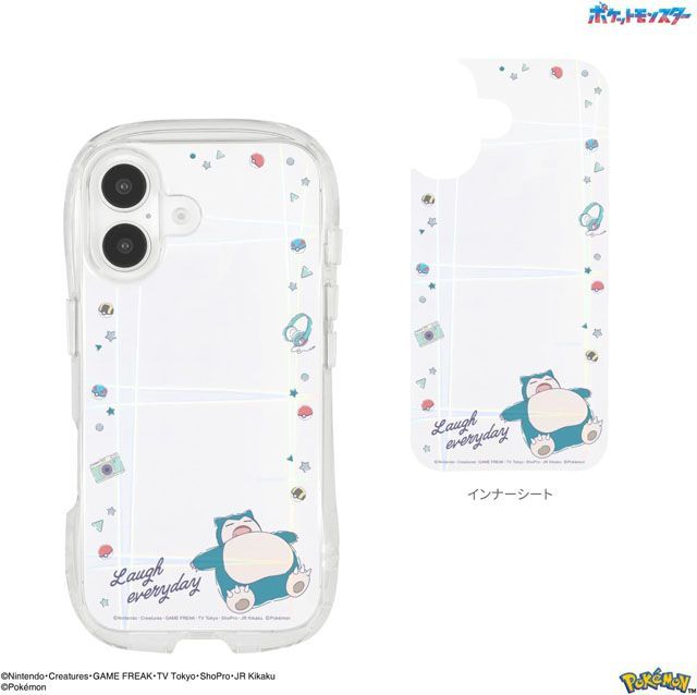 iPhone16 ケース カバー ポケモン ポケットモンスター クリスタルクリアケース POKE-941 【メール便発送商品】 pz-gr015