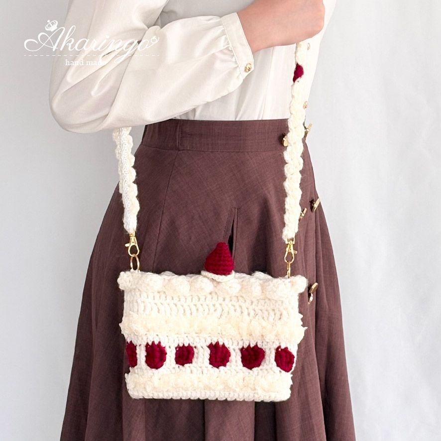 ショートケーキ ショルダーバッグ ハンドメイド バッグ】ショートケーキ ショルダーバッグ Fairy and You 通販