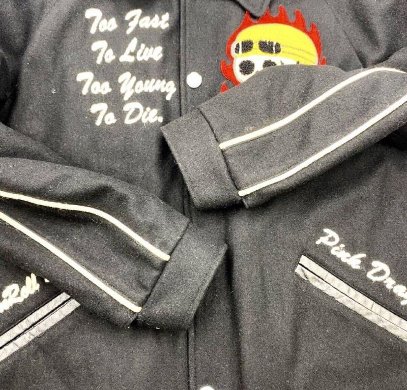 サイクルワークスファラオジャケットLスタジャンアメカジロカビリー