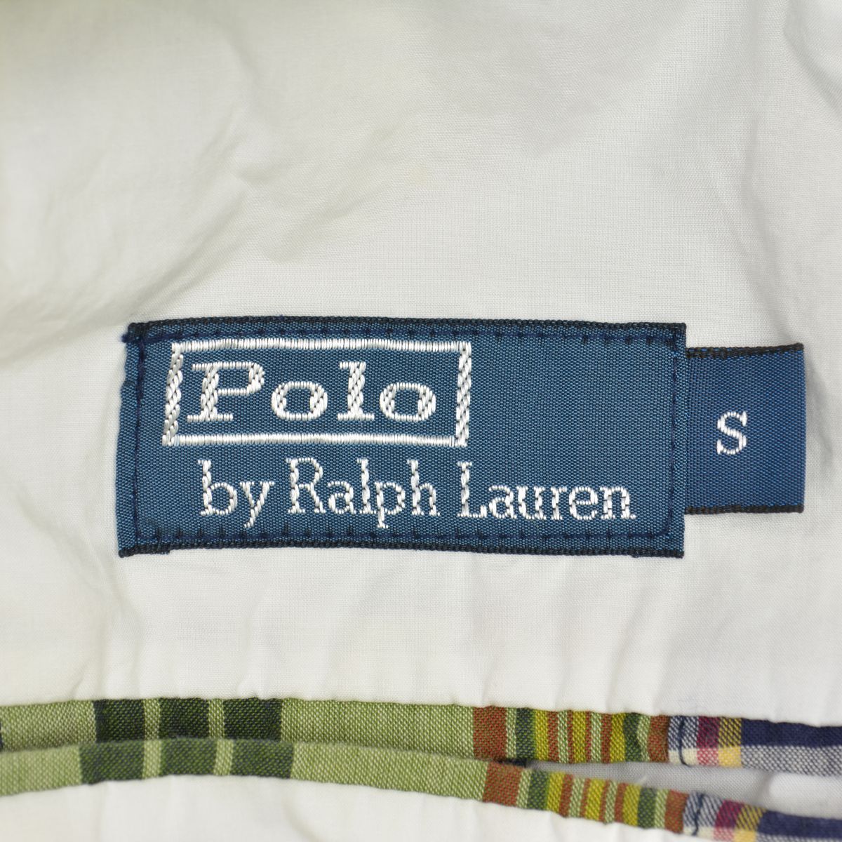 POLORALPHLAUREN】マカウ製 パッチワーク マドラスチェック