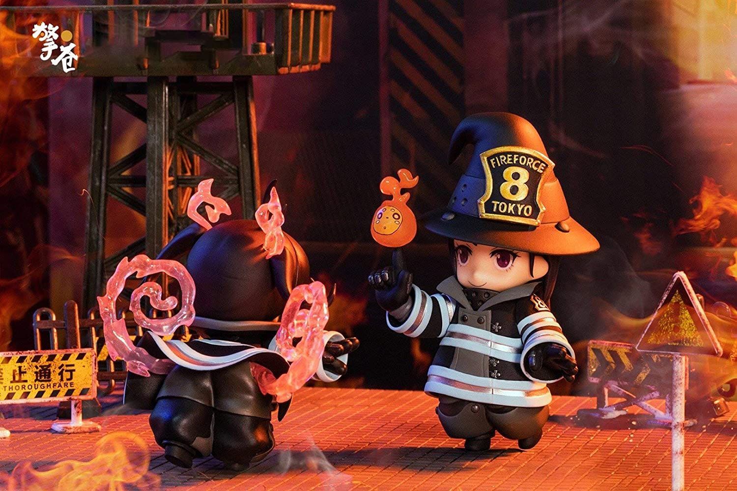 消防士フィギュア 擎蒼 炎炎ノ消防隊 環古達 茉希尾瀬 ノンスケール ABS&PVC製