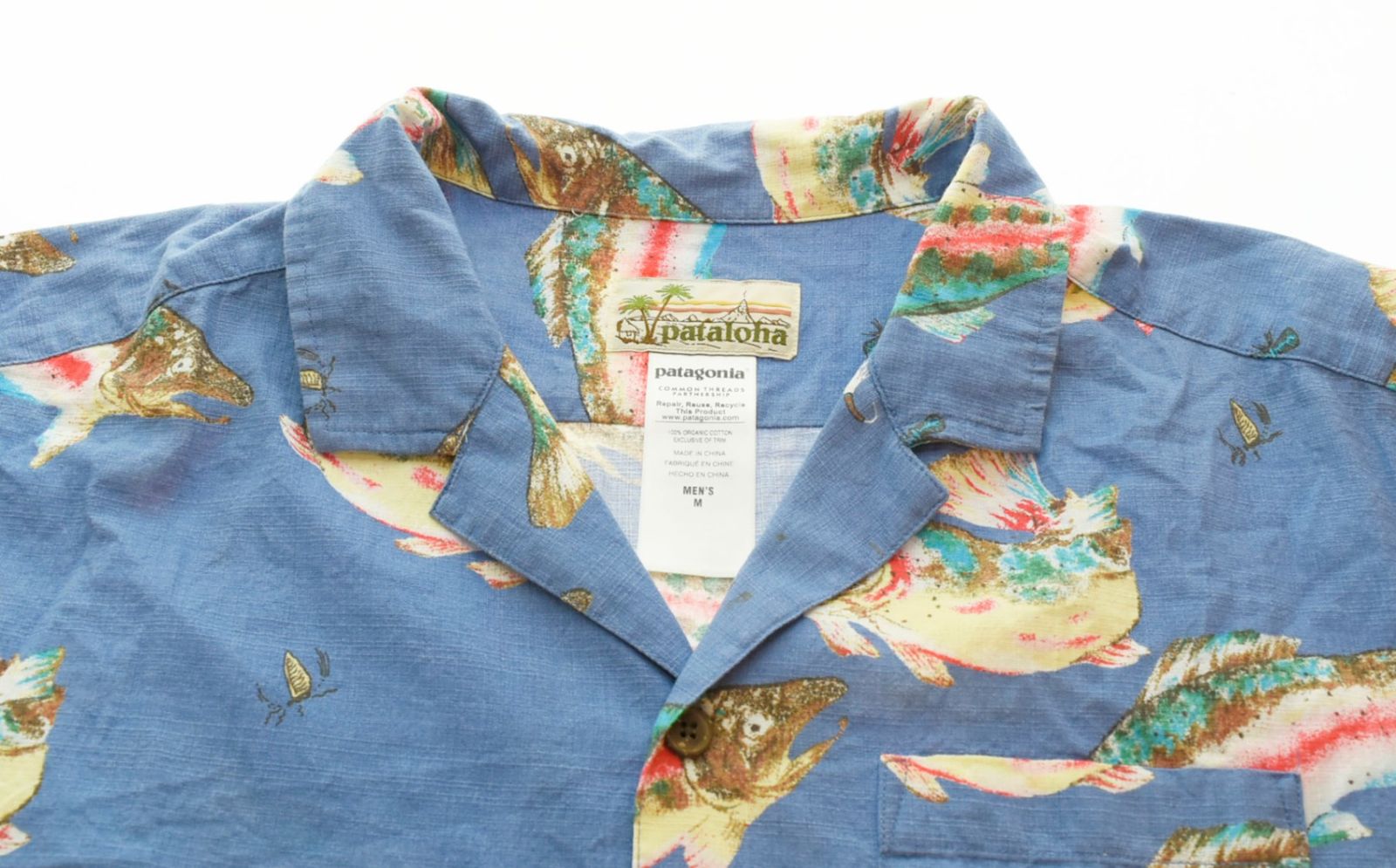 パタゴニア PATAGONIA pataloha shirt TROUT トラウト 80s復刻