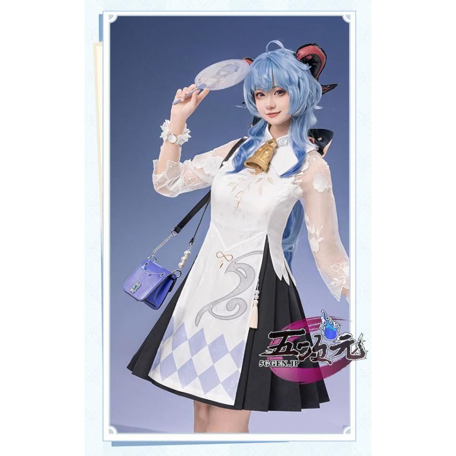 絆 猫屋小舗 原神 コスプレ 甘雨 喜茶コラボ コスプレ衣装 コスチューム 中華ロリィタ ウィッグ 追加可 【人気新作】