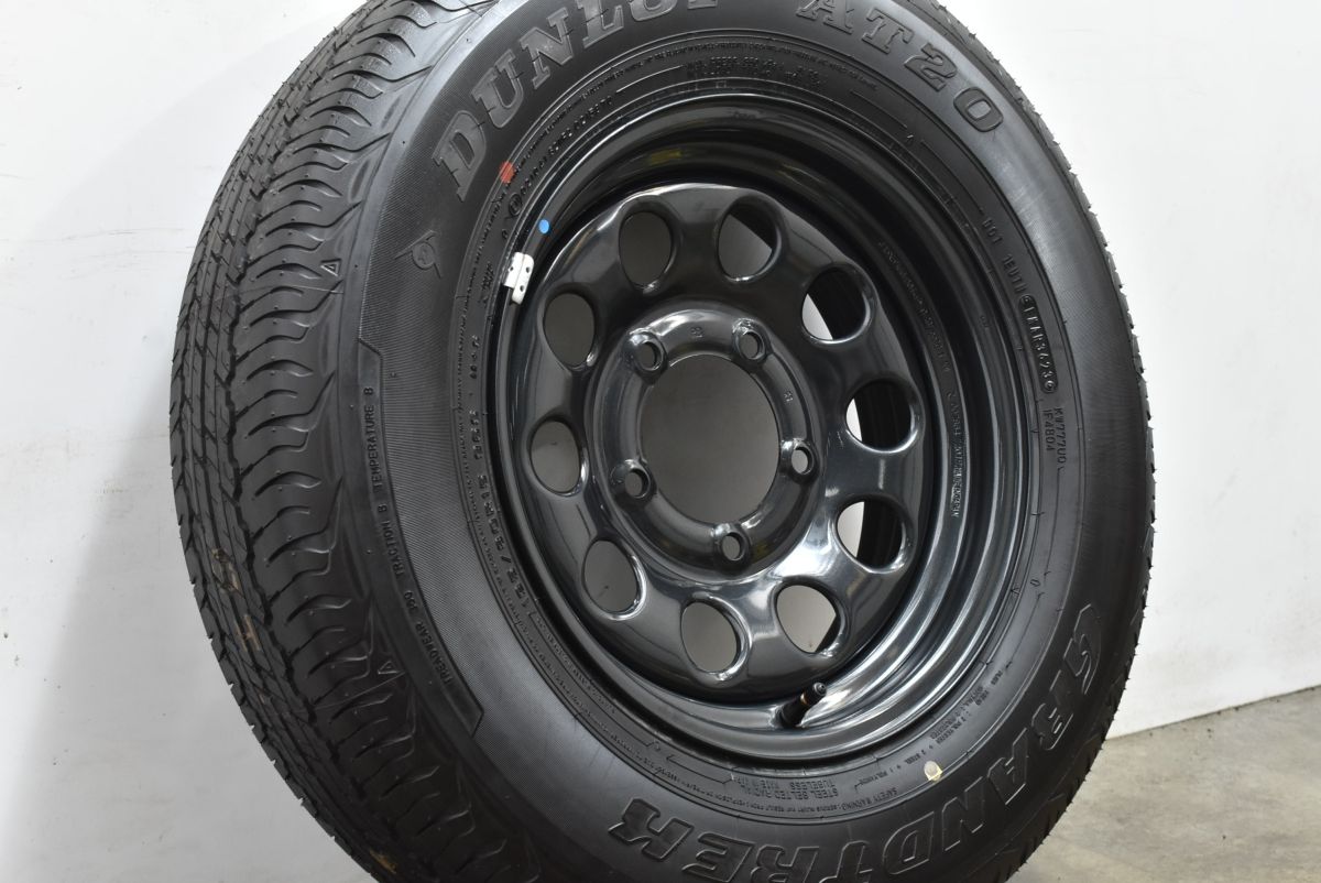 【バリ溝】24年製低走行195/80R15ジムニーシエラダンロップ バリ溝】24年製低走行195/80R15ジムニーシエラダンロップ - メルカリ