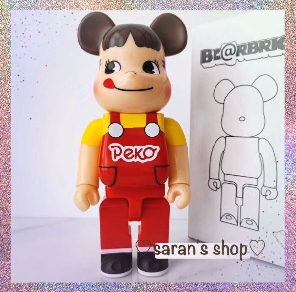 MEDICOM TOY - (新品　未開封)不二家ペコちゃん（赤オーバーオール） 1000% ベアブリック MEDICOM TOY - 不二家 ペコちゃん（赤オーバーオール） 1000