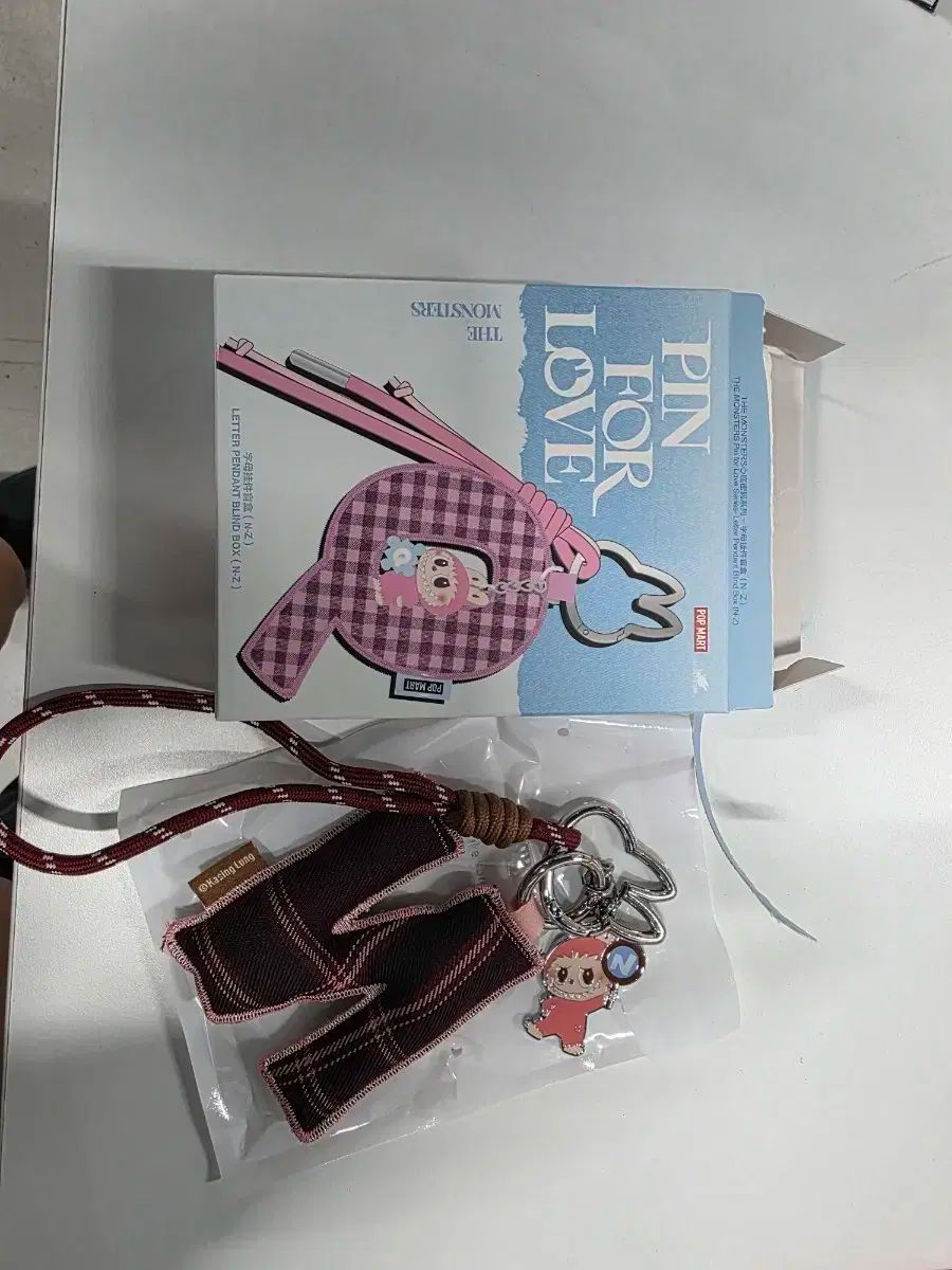 ラブブ LABUBU PIN FOR LOVE イニシャルアルファベット N〜Z