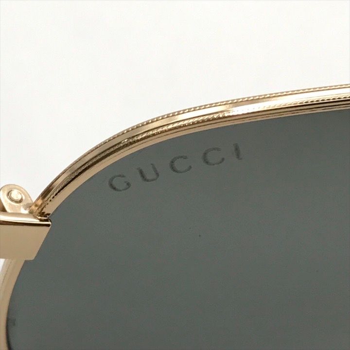 保管品 GUCCI グッチ シェリーライン サングラス GG01375 眼鏡 アイ  