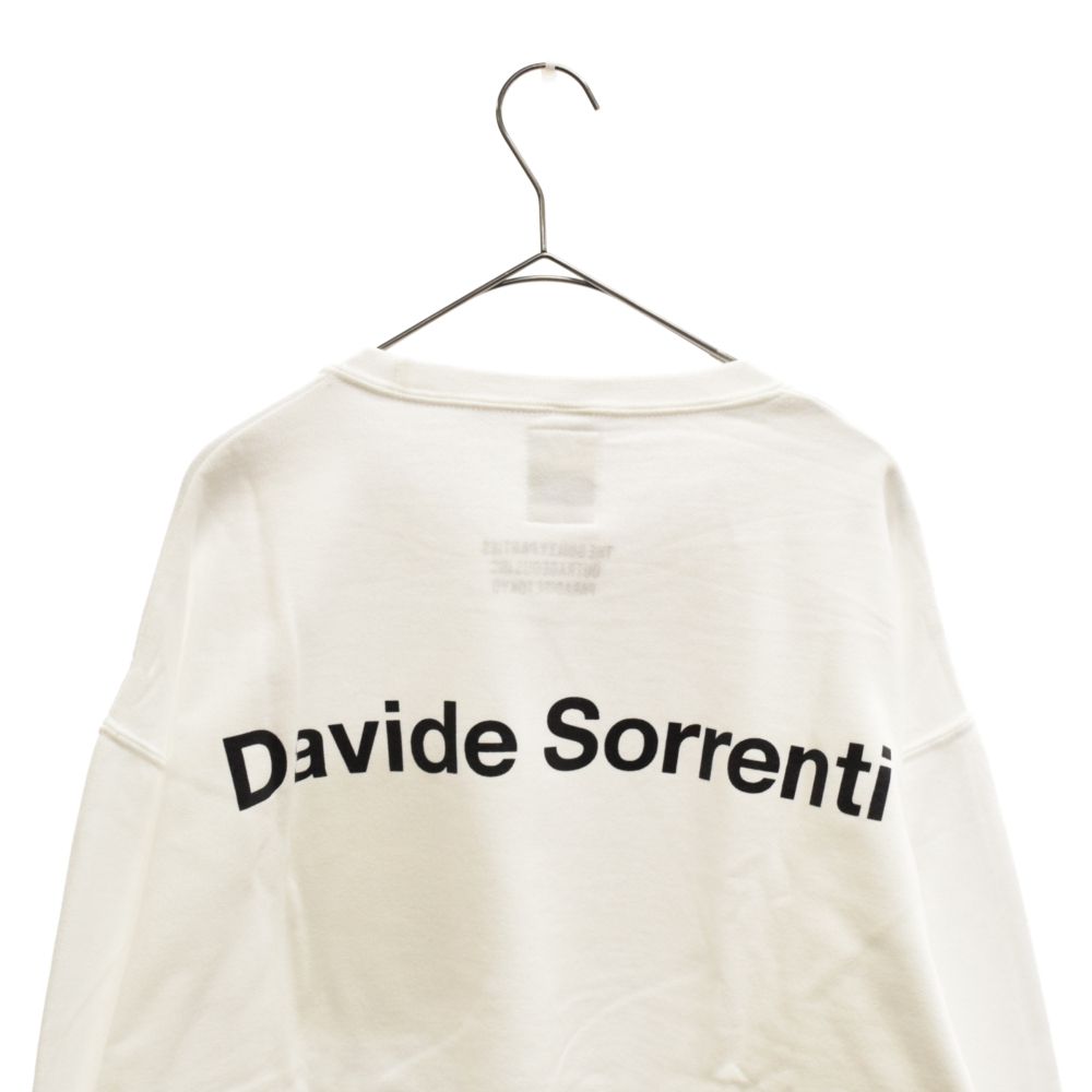 WACKO MARIA (ワコマリア) 23AW DAVIDE SORRENTI / CREW NECK SWEAT SHIRT ( TYPE-2 )  ダヴィデソレンティ スウェットトレーナー ホワイト DAVIDESORRENTI-WM-SS07