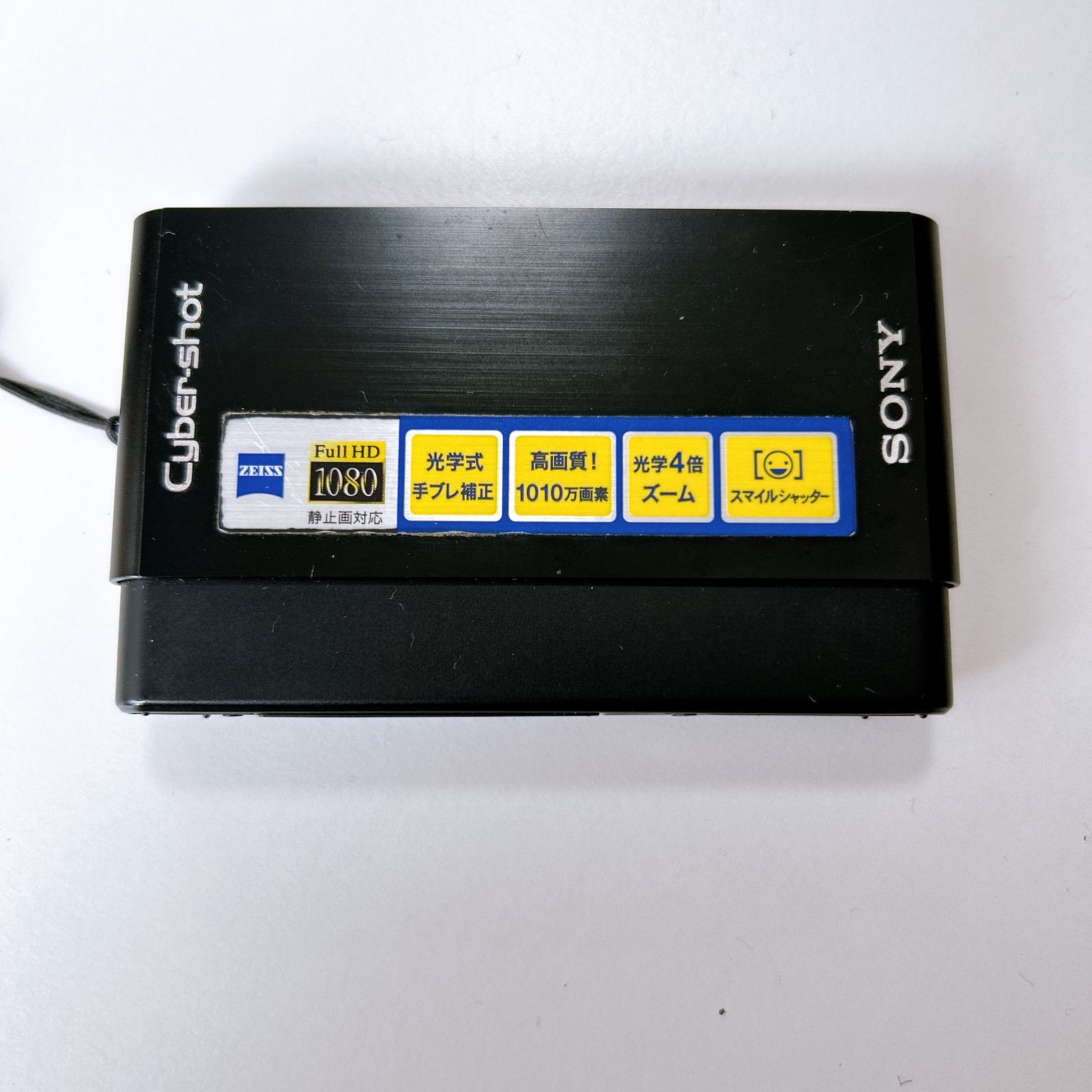 Sony Cyber-Shot DSC-T77 動作確認済み SONY Cyber-shot DSC-T77 ブラック 動作確認済み 箱あり 黒