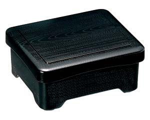 コレクション ヌ696-018 [TA]耐熱木目丼重 黒内朱 まとめ買い10個セット