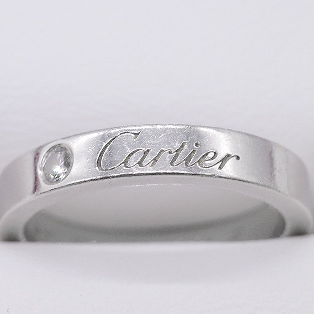 ◇◇【美品】Cartier カルティエ エングレーブド リング Pt950