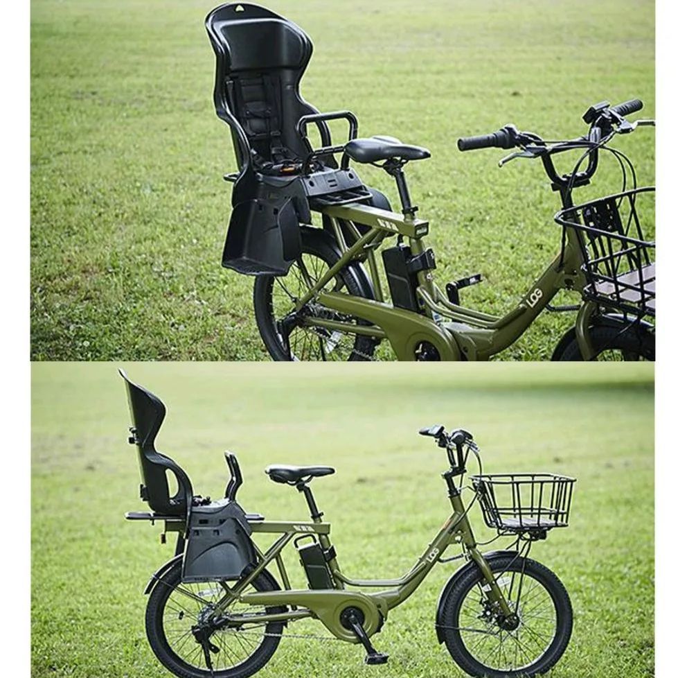 ログワゴンe チャイルドシート リアキャリア あさひ 電動自転車