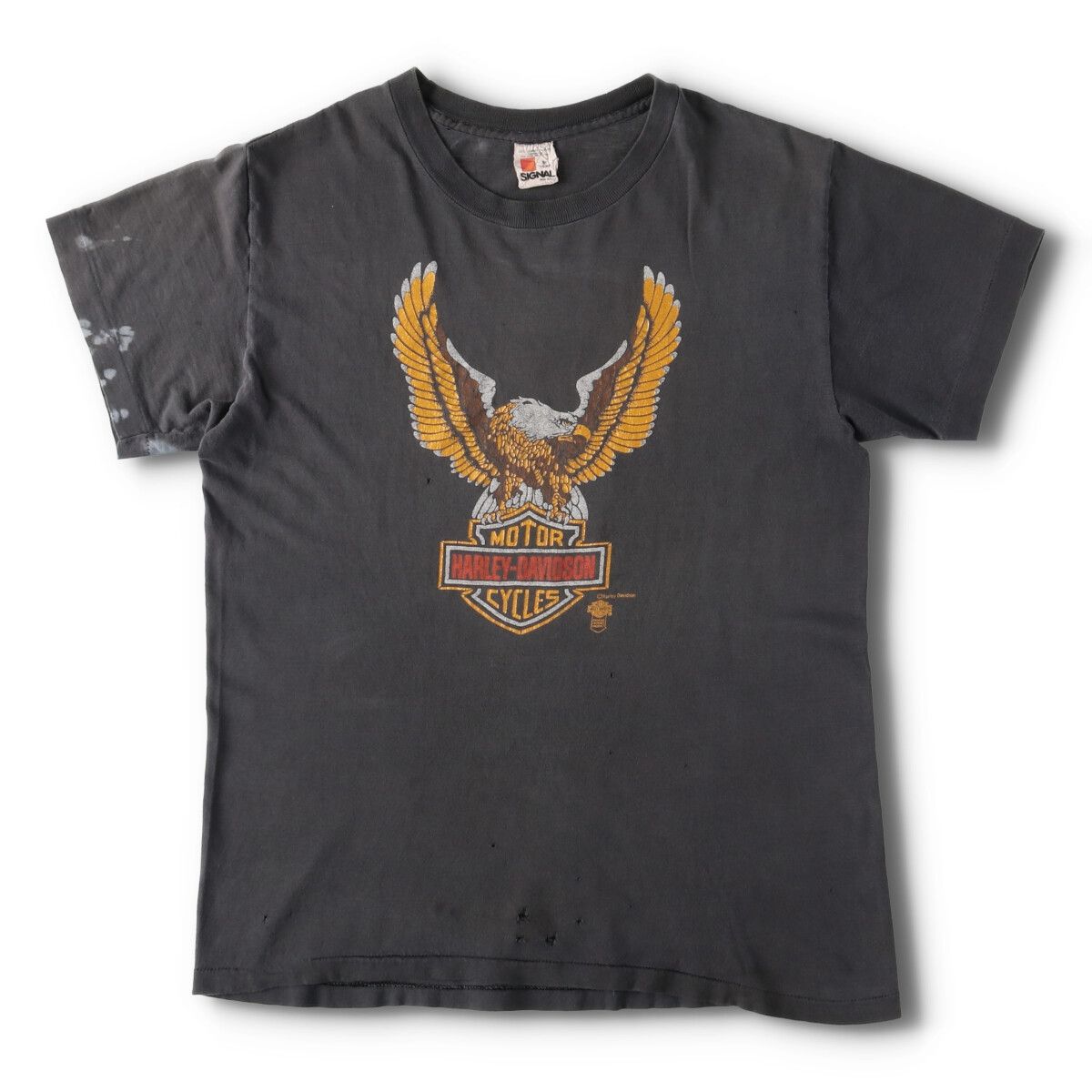 古着 80年代 ハーレーダビッドソン Harley-Davidson SIGNAL 鷲柄 イーグル柄 モーターサイクル バイクTシャツ USA製  メンズM/evb005232 - メルカリ