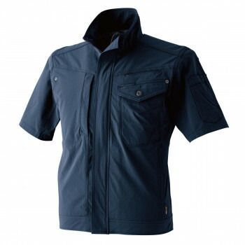 DOGMAN UR コーデュラ2WAYストレッチ半袖ブルゾン N ネイビー L 8307