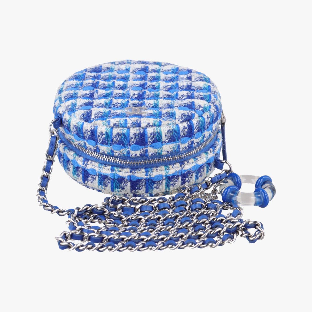 シャネルChanelマトラッセ ラウンドブルーウールA7065727274689