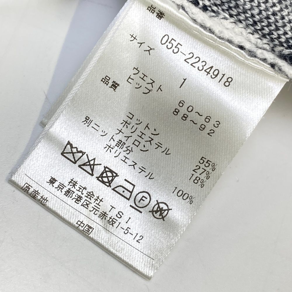 サイズ：1 PEARLY GATES パーリーゲイツ 055-2234918 ニットスカート