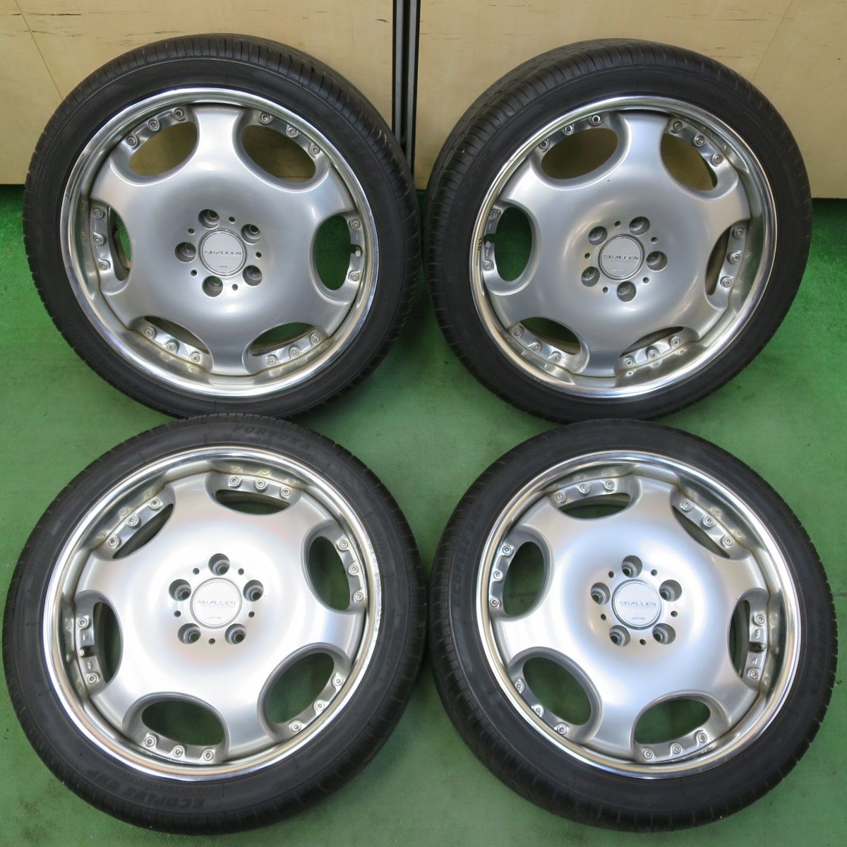 4本価格 22年 SHALLEN AME 225|40R18 フォーチュナ エコプラス UHP 18インチ シャレン PCD114.3|5H 5050811イノ